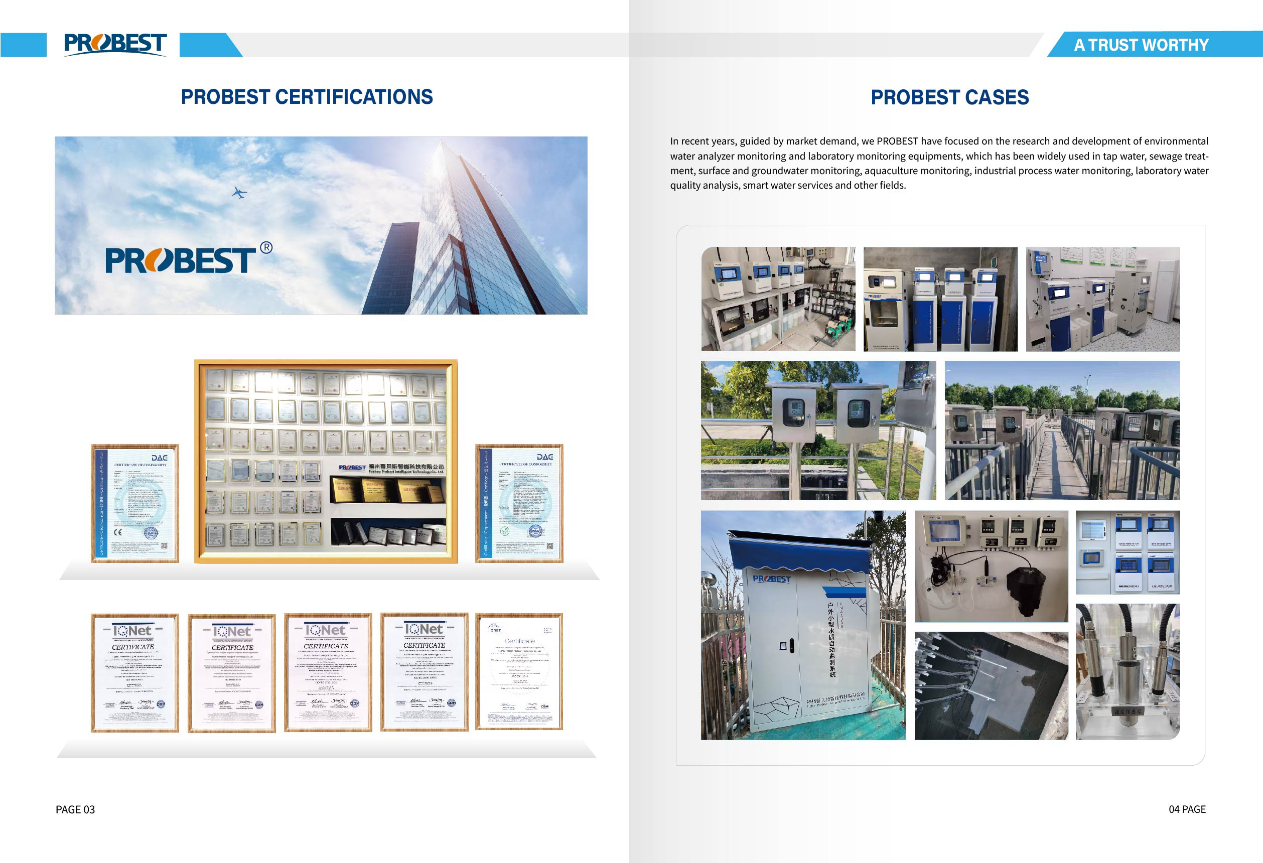 Fuzhou Probest es un Sensor de agua OEM o fabricante de ODM