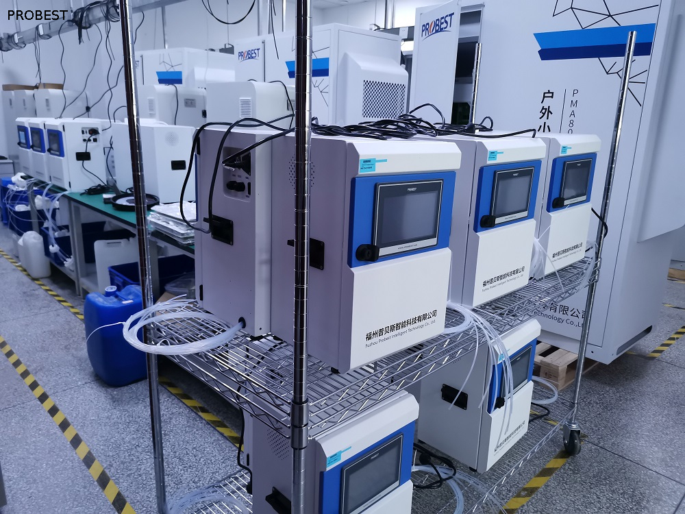 Analizadores colorimétricos en línea de nitrógeno total PCM200-TN Monitoreo de la calidad del agua
