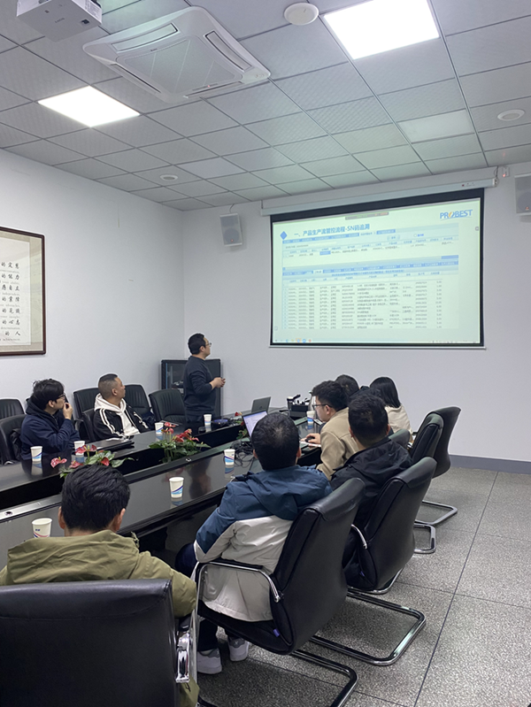 Reuni&oacute;n de formaci&oacute;n de control de calidad de Probest