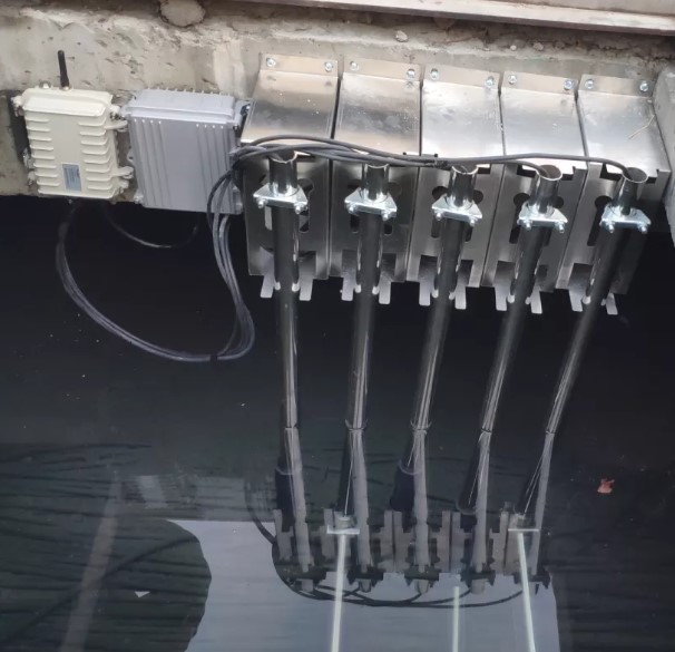 Salida de RS-485 Do sondeo de sensores de ox&iacute;geno disuelto