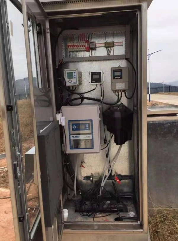 Sensores de agua Probest en el campo de la segunda planta de agua potable de la ciudad de Gutian
